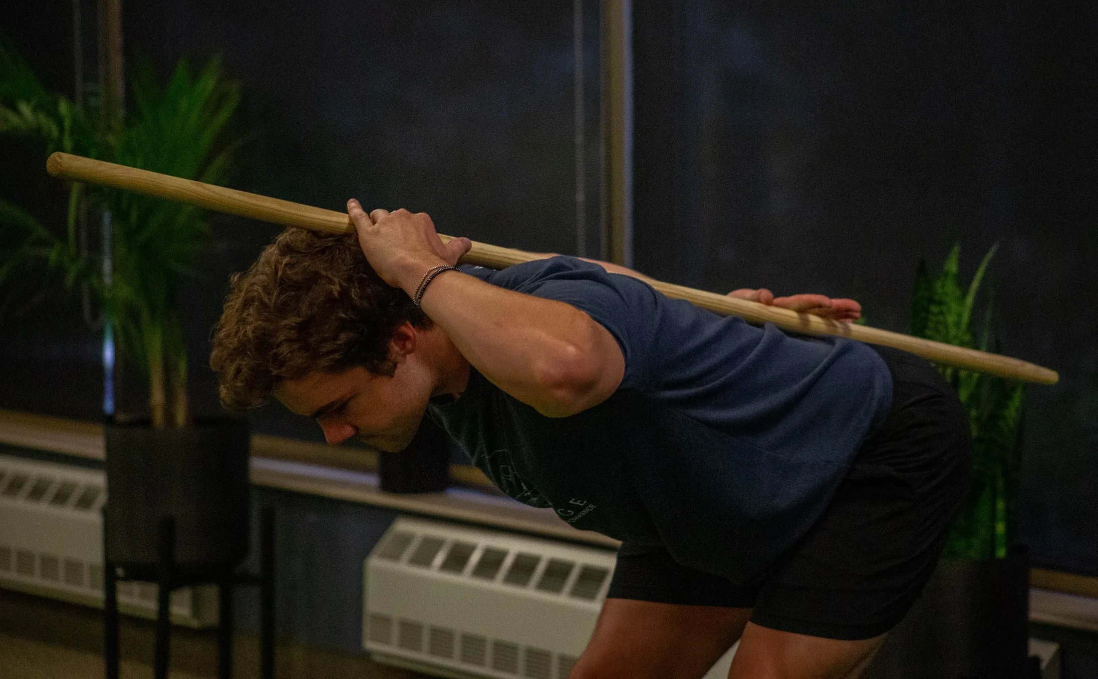 Athlete completing performance-focused rehabilitation
